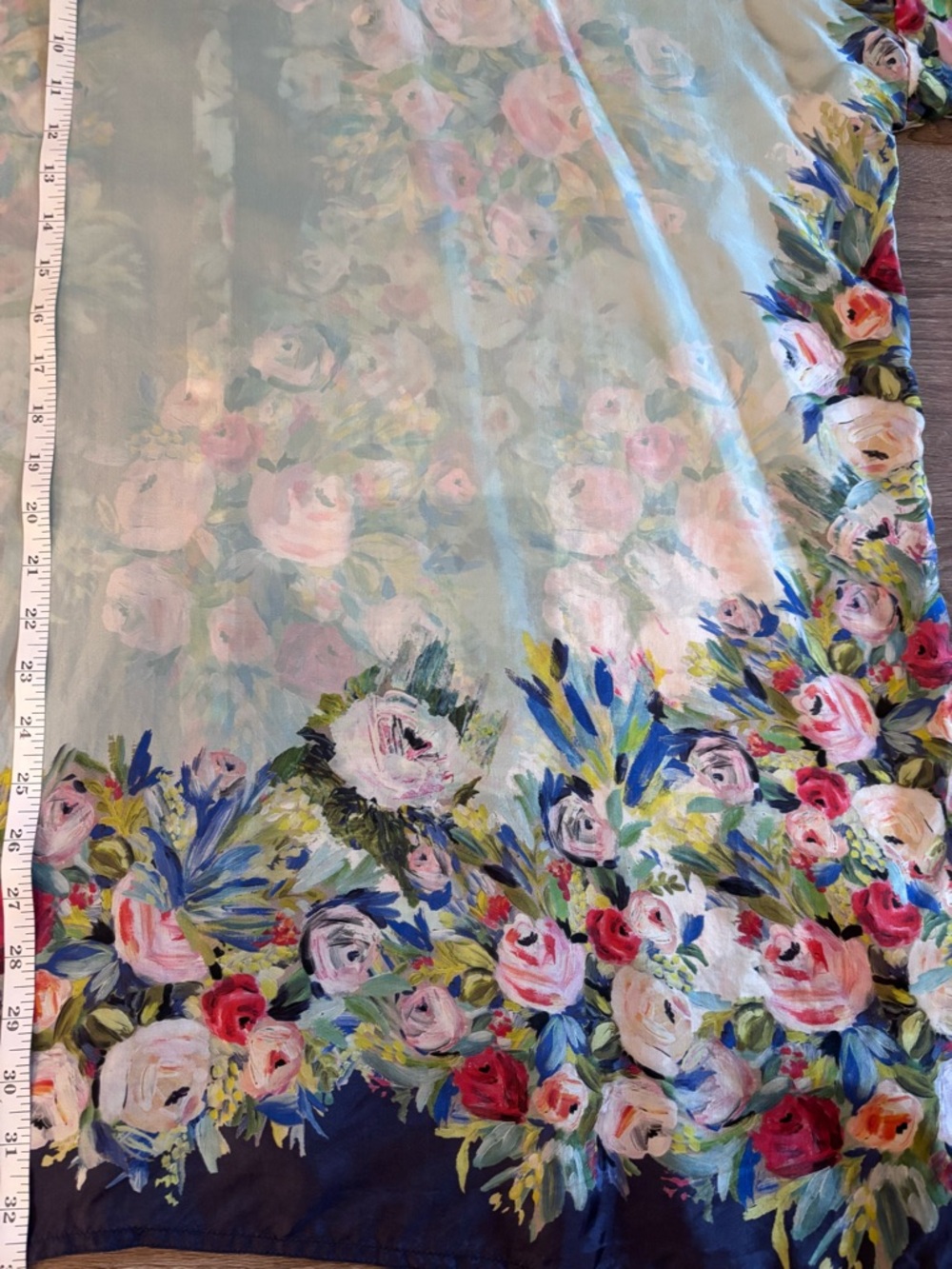 Johnny Was Silk Floral Button Front Top in Blue, Pink, Green - Picture 12 of 12